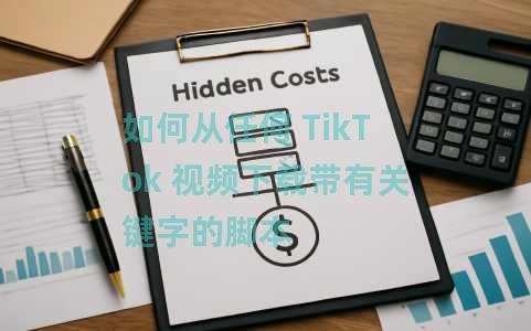 如何从任何 TikTok 视频下载带有关键字的脚本